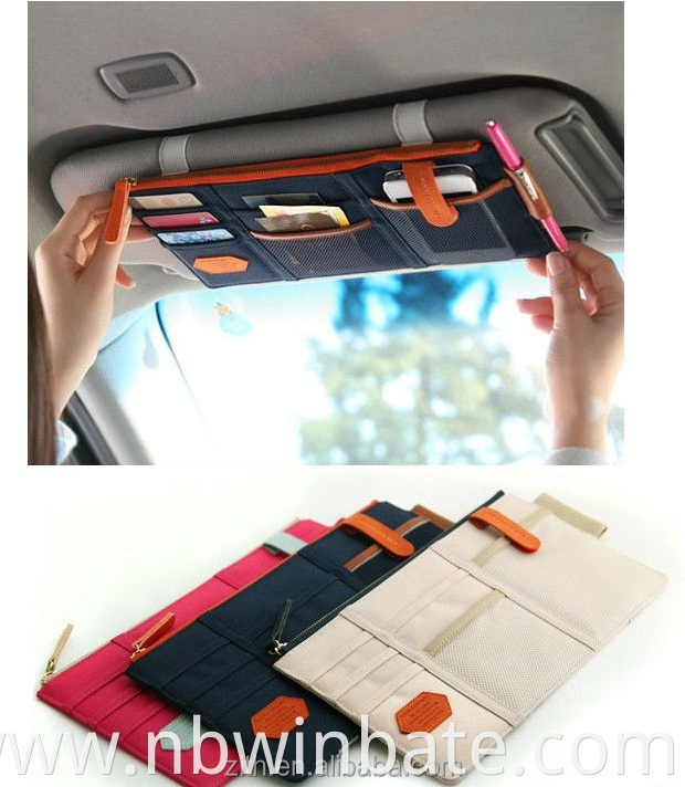 Car Sun Visor organizer